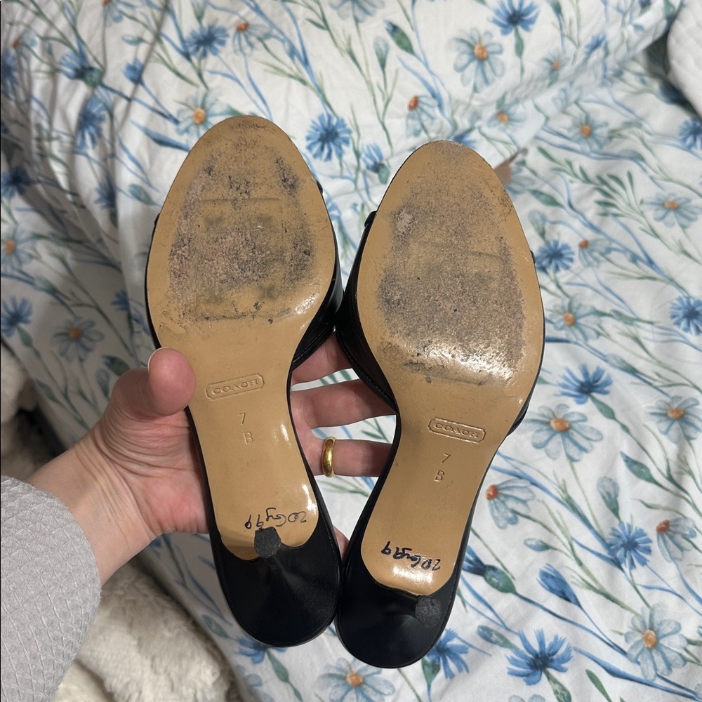 Coach leather sandals - Picture 5 of 7